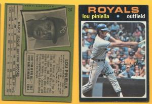 1971 Topps Baseball Lou Piniella Card No. 35