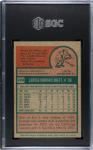 George Brett 1975 Topps Rookie Card #228 SGC 4.5
