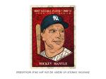 Mickey Mantle 1961 Topps Glitter Sticker Card
