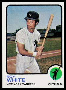 1973 Topps #25 Roy White Sports Card