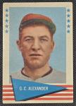 G.C. Alexander Grover Cleveland Baseball Card #2