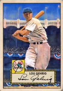 Lou Gehrig Card - Buy 5, Get 1 Free