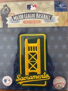 2024 A's Athletics Patch Kelley Green Gold