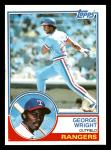1983 Topps George Wright Rookie Card #299
