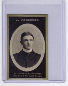 Christy Mathewson Pittsburgh Stars Sports Card