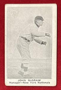 1921 E121 John McGraw Caramel Baseball Card