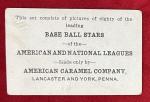 1921 E121 John McGraw Caramel Baseball Card
