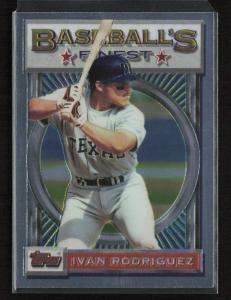 1993 Finest Ivan Rodriguez Texas Rangers Card