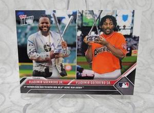 2023 Topps NOW Vladimir Guerrero Jr. Father-Son Card