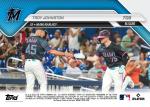 Troy Johnston Marlins HR Walk Off Topps Card