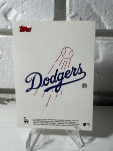 2001 Topps Dodgers Team Logo Stickers Set