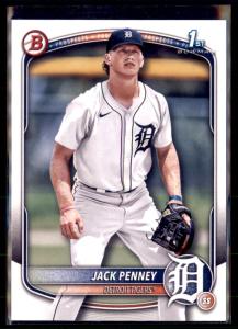 Jack Penney 2025 Bowman Prospect Detroit Tigers Lot