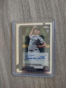 2025 Topps Chrome Tanner Gordon Auto Card