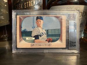 Whitey Ford 1955 Bowman Card BVG 3.5