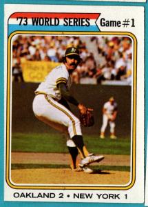 1974 Topps Darold Knowles World Series Card