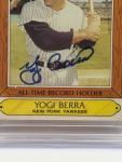 1985 Topps Yogi Berra Autograph #4 Card