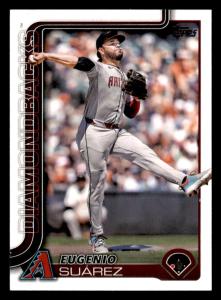 2025 Topps #328 Eugenio Suarez Diamondbacks Card