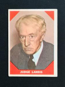 1960 Judge Landis Fleer Baseball Card #64