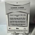 Aaron Judge 2025 Topps Tribute Card #17 Yankees