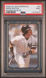 2008 UD Masterpieces Hideki Matsui NY Yankees #63