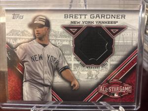2015 Topps Update Brett Gardner All-Star Stitches