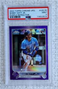 2022 Topps Chrome Bobby Witt Jr Purple Refractor