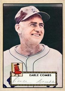 Earle Combs Cards - Buy 5 Get 1 Free