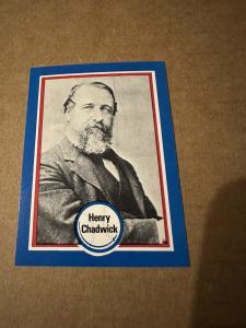 1976 Shakey's Pizza #16 Henry Chadwick Card