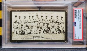 1913 T200 Fatima Cigarettes Philadelphia Nationals Card