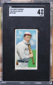 Willie Keeler 1909 T206 Sweet Caporal Card