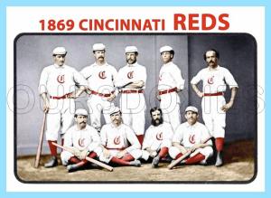 Cincinnati Reds 1869 Custom Art Card