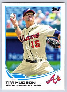 2013 Topps Series 2 Tim Hudson Card - Braves