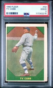 1960 Fleer Ty Cobb #42 Sports Card