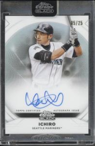 2025 Topps Chrome Black Ichiro Auto #/25