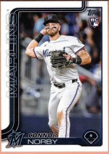 Miami Marlins 2025 Topps Team Card Set