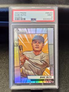 Babe Ruth 2023 Panini Prizm Manga Case Hit