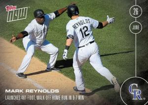 Mark Reynolds 2016 Topps Now #183 Walk Off HR