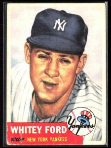 Whitey Ford 1953 Topps Card - New York Yankees
