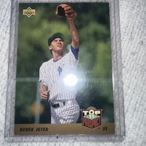 1993 Upper Deck Derek Jeter Gold Hologram Card