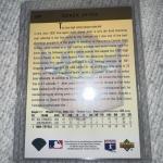 1993 Upper Deck Derek Jeter Gold Hologram Card