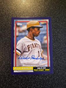2022 Topps Archives Willie Randolph Blue Auto #145