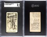 1916 Charles Comiskey Indianapolis Brewing Sports Card