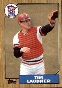 1987 Topps Tim Laudner Minnesota Twins Card