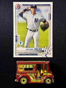 2021 Bowman ANTHONY VOLPE Yankees Prospect Card