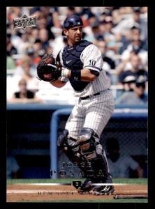 2008 Upper Deck Jorge Posada Yankees Card