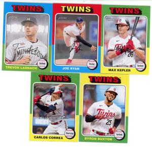 2024 Topps Heritage Mini Minnesota Twins Team Set