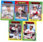 2024 Topps Heritage Mini Minnesota Twins Team Set