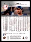 2008 Upper Deck Jorge Posada Yankees Card