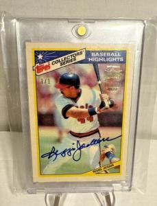 2022 Topps Archives Reggie Jackson Autograph 1/1