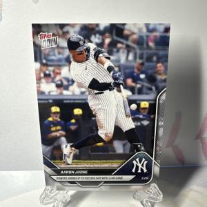 Aaron Judge 2025 Topps NOW® Card - 3 HR Game